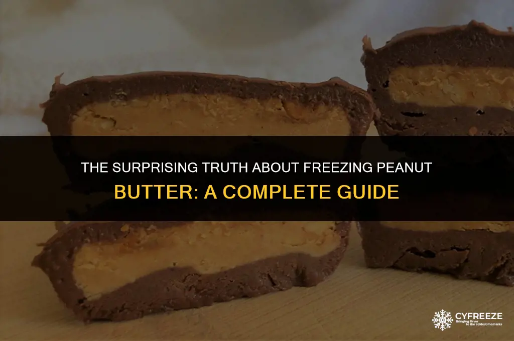 will peanut butter freeze