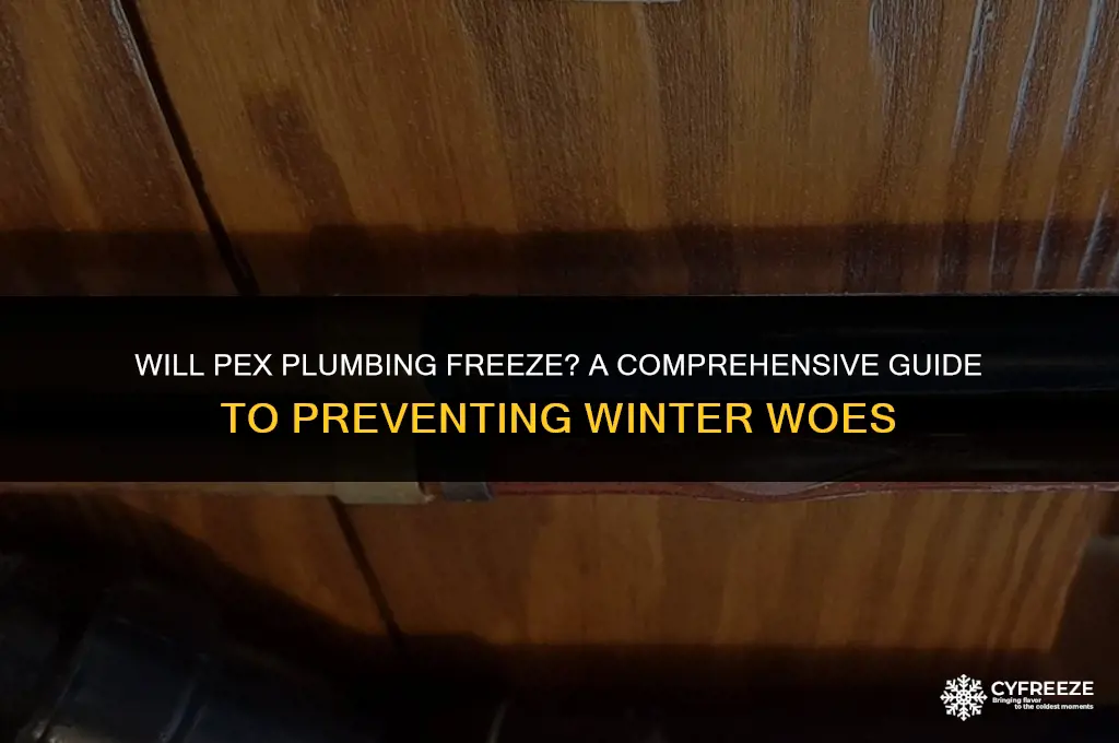 will pex plumbing freeze