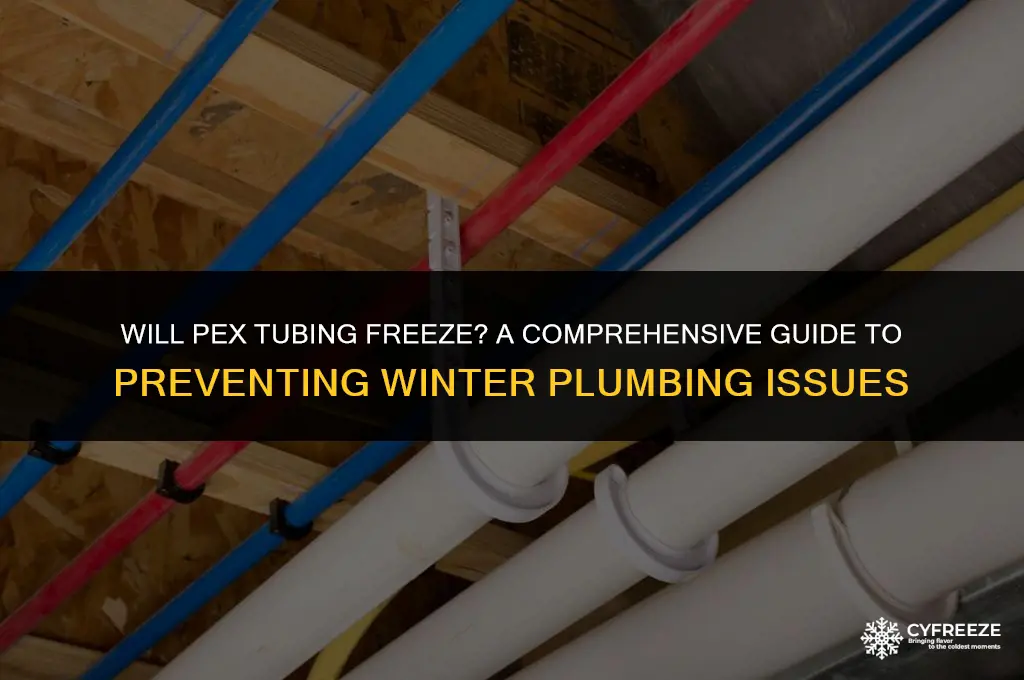 will pex tubing freeze