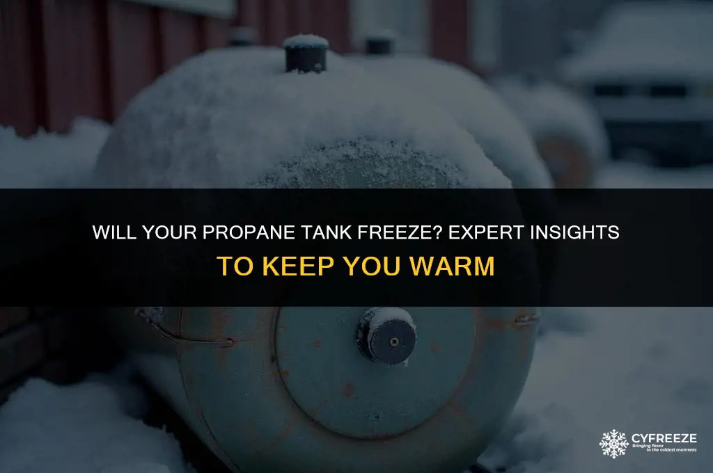 will propane tank freeze