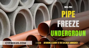 Will PVC Pipes Freeze Underground? A Comprehensive Guide