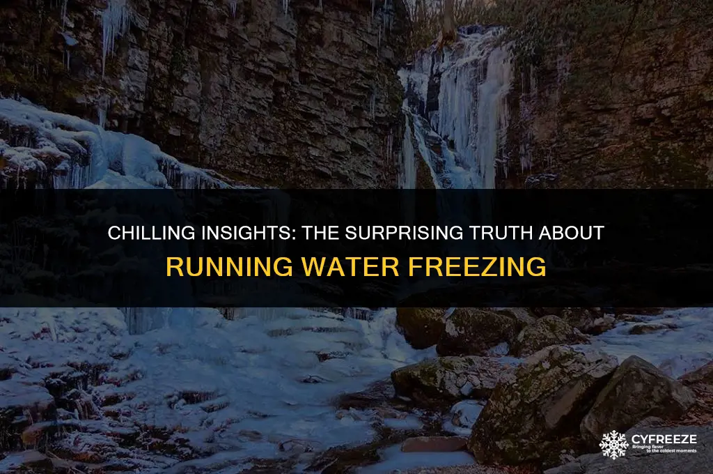 will running water freeze