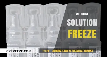 Exploring the Freezing Point: Will Saline Solution Freeze?
