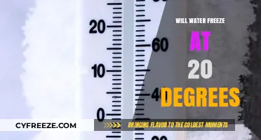 Chilling Truth: Water's Freezing Point at 20 Degrees Explained