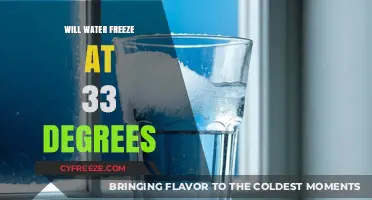 Chilling Insights: Will Water Freeze at 33 Degrees?