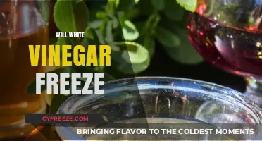 Exploring the Freezing Point: Does White Vinegar Freeze?