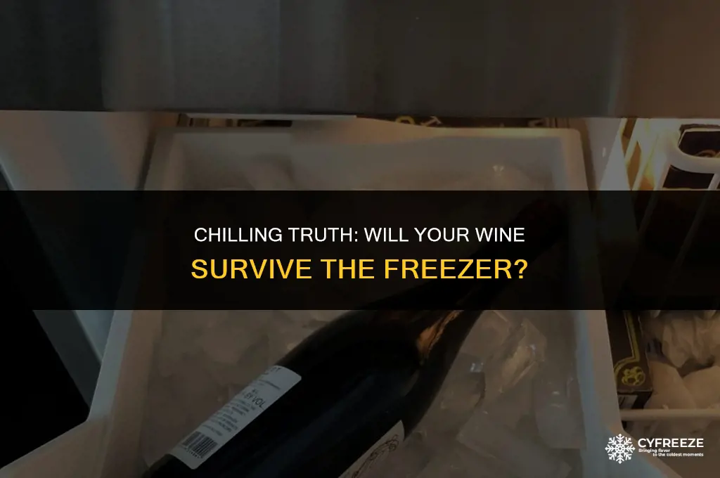 will wine freeze in a freezer