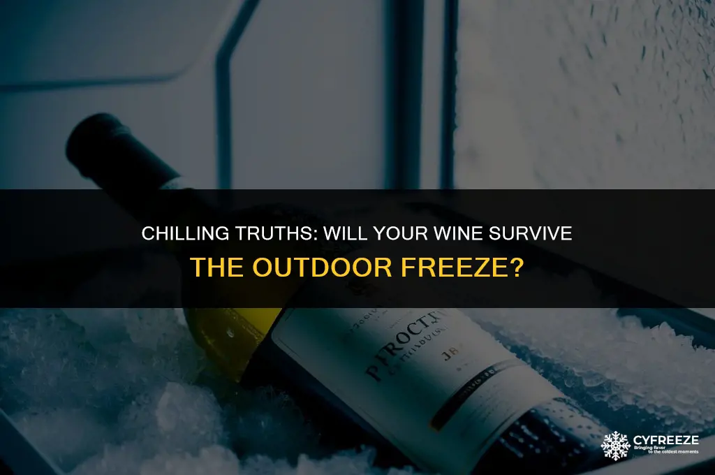 will wine freeze outside