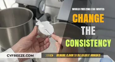The Impact of Freezing on Egg White Consistency: A Culinary Exploration
