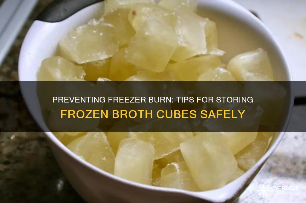 would frozen broth cubes get freezer burn