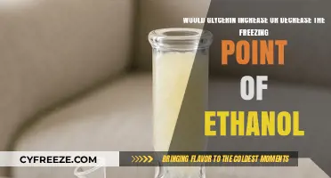 Glycerin's Impact: Does It Alter Ethanol's Freezing Point?